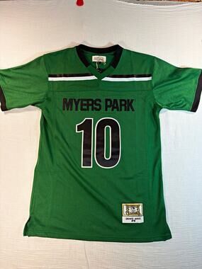 Authentic Classics Drake Maye #10 Myers Park Football Jersey L Green/Black/White